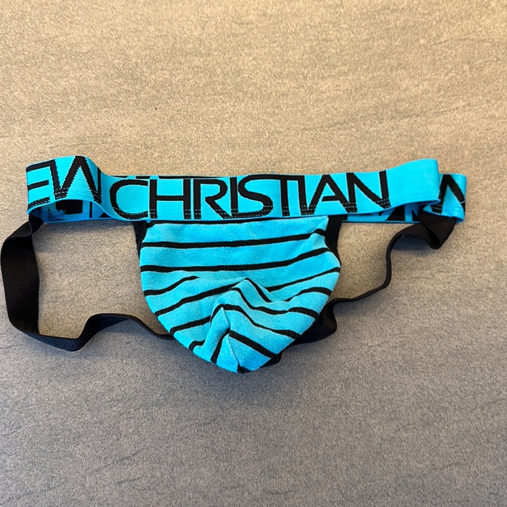 Andrew Christian Striped jockstrap